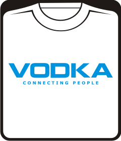 Прикольные футболки: VODKA connecting people